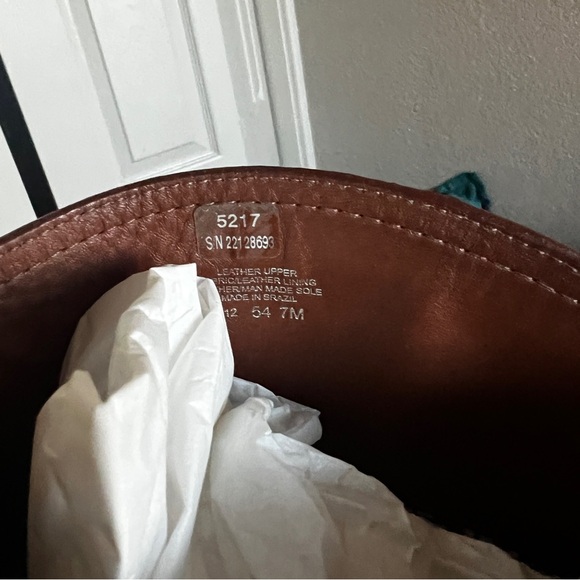 TORY BURCH Calista Cognac Leather Riding Boot SZ 7 - Picture 5 of 15